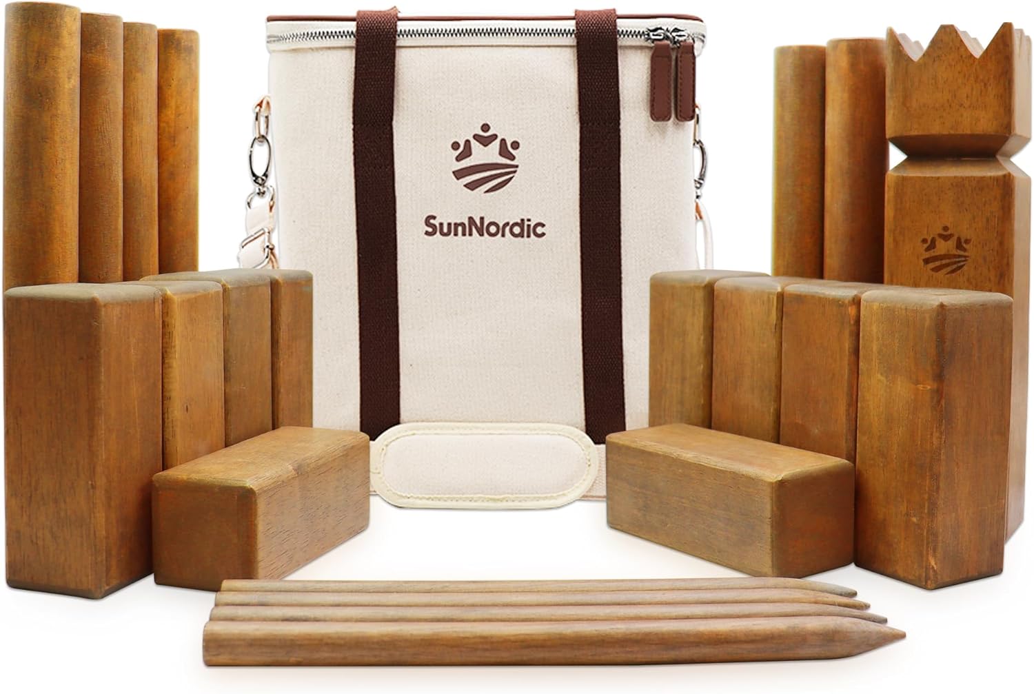 Kubb Game Yard - Kubb Yard Game Set - Rubber