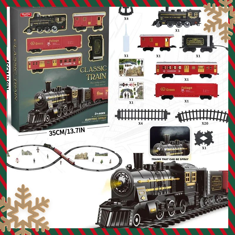 Party Games In Steam - Kids Electric Steam Train Toy Rail