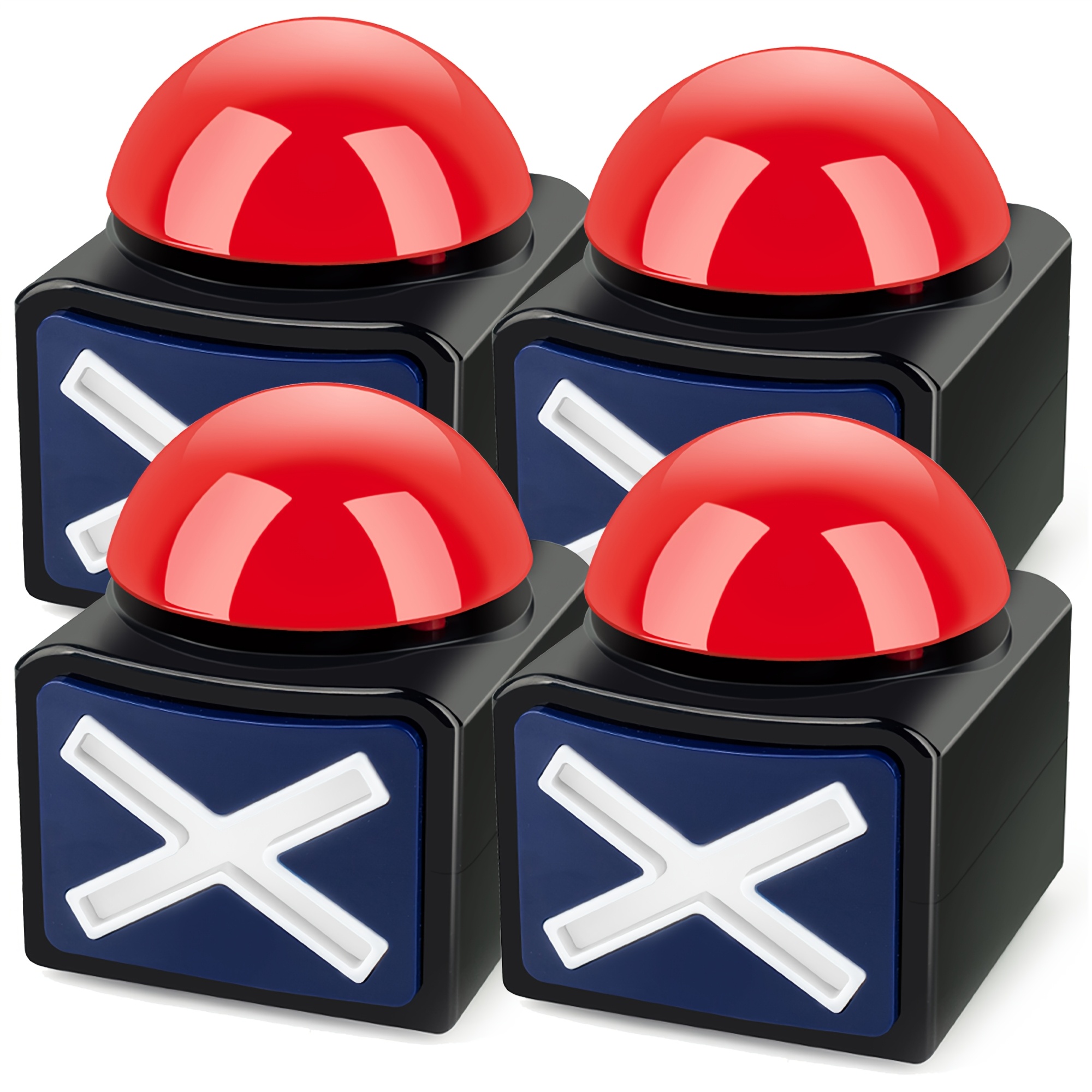 Party Games Easter For Family - Black and Red Light-Up Sound Buzzer