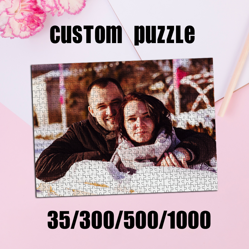 Party Games Easter For Family - 35/300/500/1000pcs Personalized Custom Photo Puzzle Customize