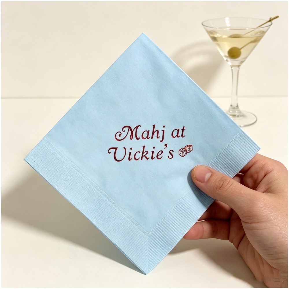 Party Games At Christmas - 50pcs Personalized Mahjong Game Night Cocktail