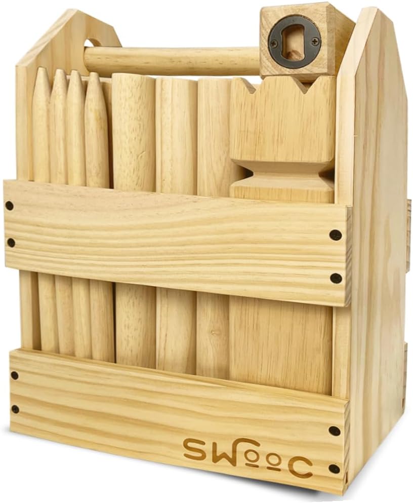 Kubb Game Yard - Premium Hardwood Kubb Yard Game Set