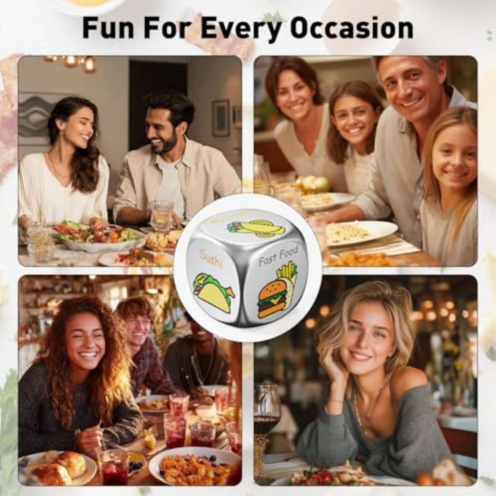 Date Night Food Dice Couple Di - Party Games Easter For Family incelemesi ve fiyatı