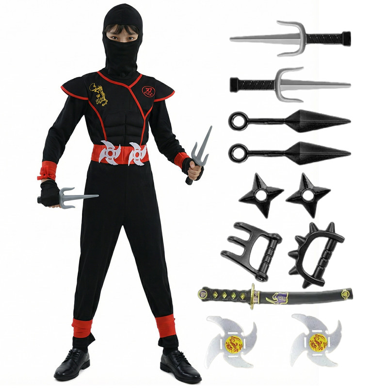 Black and Blue Ninja Costume f - Party Games Ideas incelemesi ve fiyatı