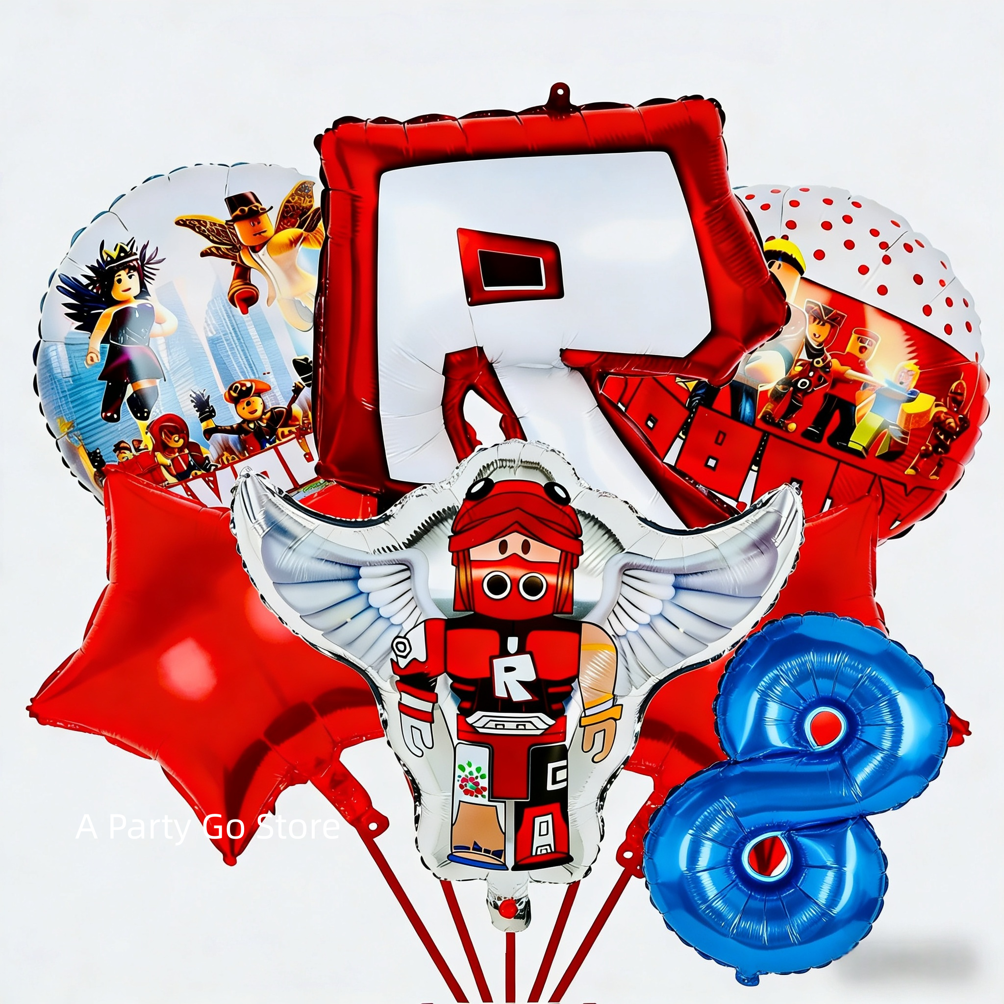 Roblox Themed Foil Balloons Se - Party Games In Roblox incelemesi ve fiyatı