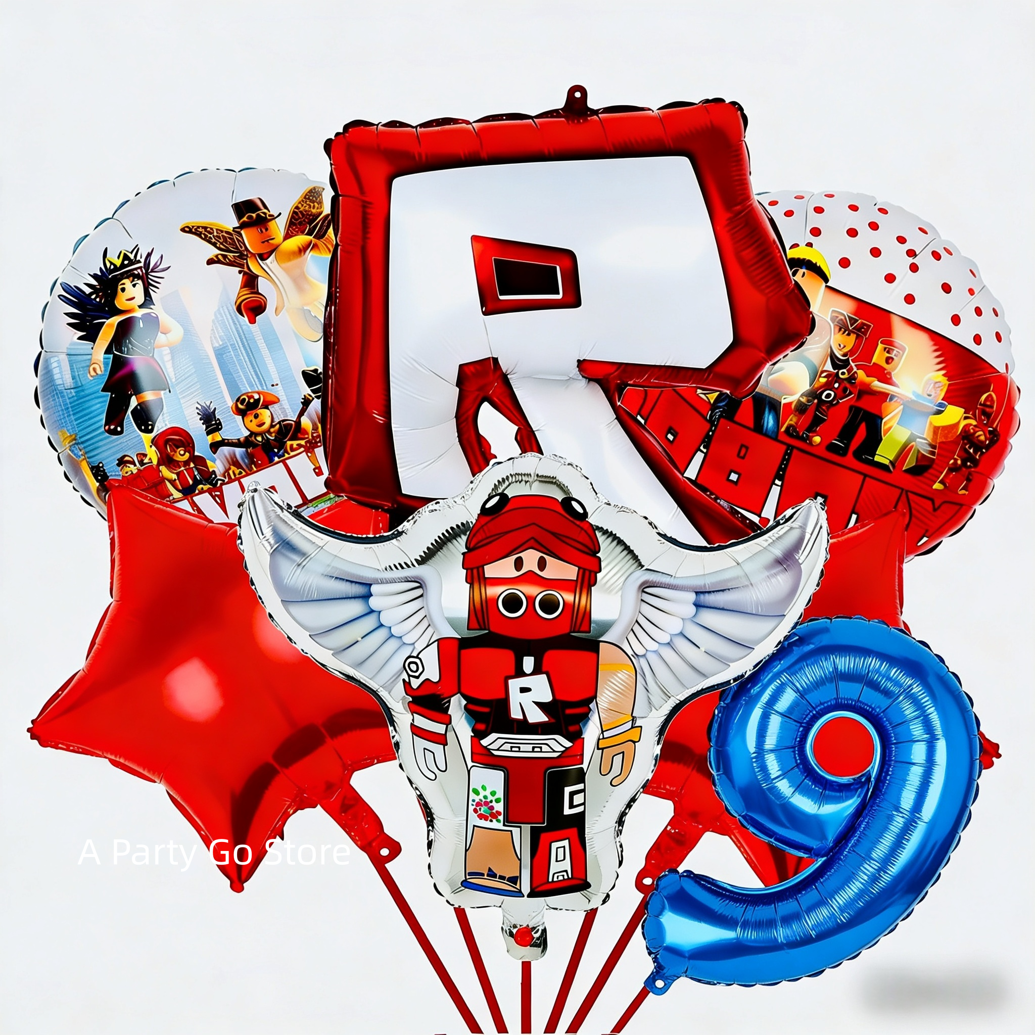 Roblox Themed Foil Balloons Se - Party Games In Roblox incelemesi ve fiyatı