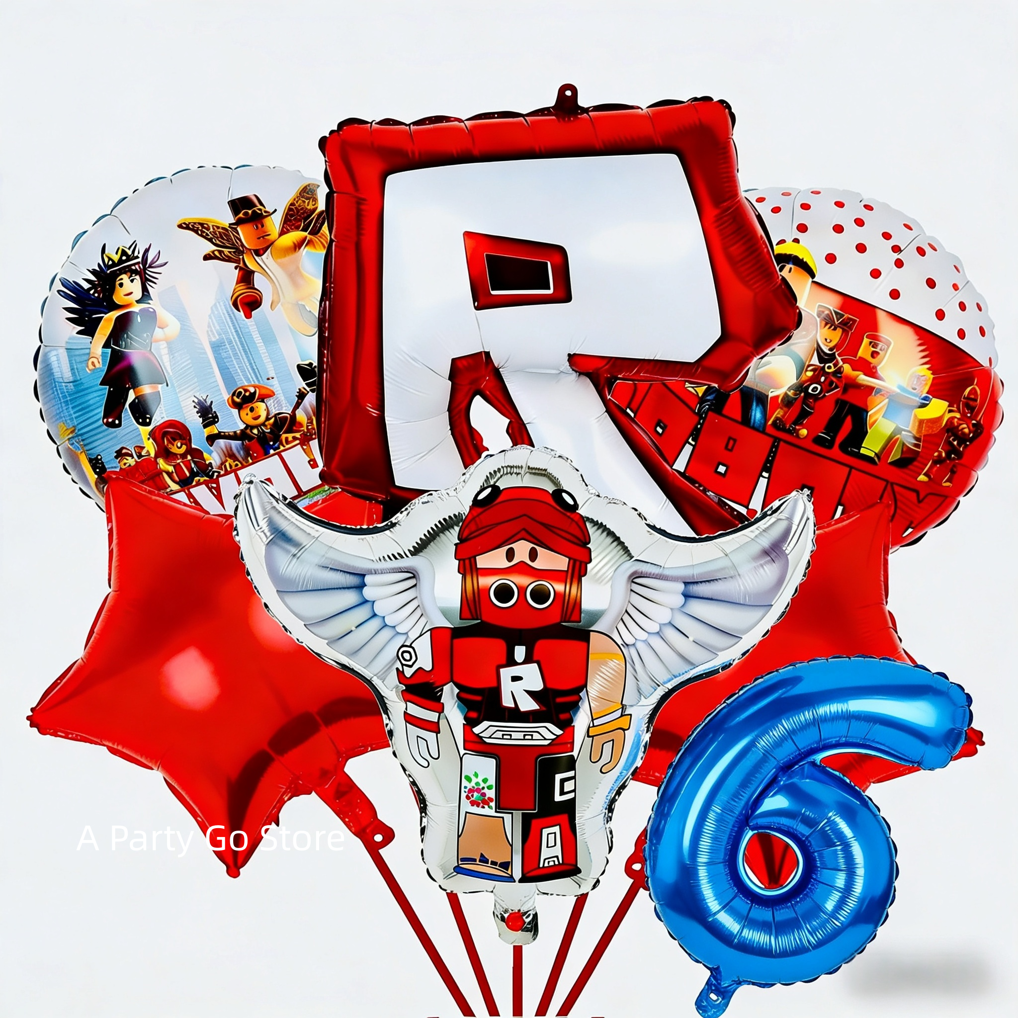 Roblox Themed Foil Balloons Se - Party Games In Roblox incelemesi ve fiyatı