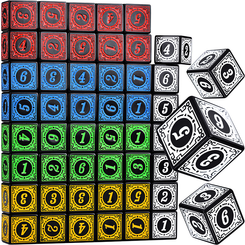 10PCS/Set Acrylic Dice Set D6  - Party Games Group incelemesi ve fiyatı