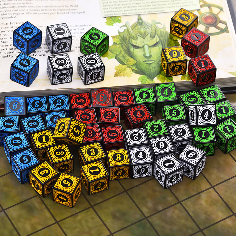 10PCS/Set Acrylic Dice Set D6  - Party Games Group incelemesi ve fiyatı