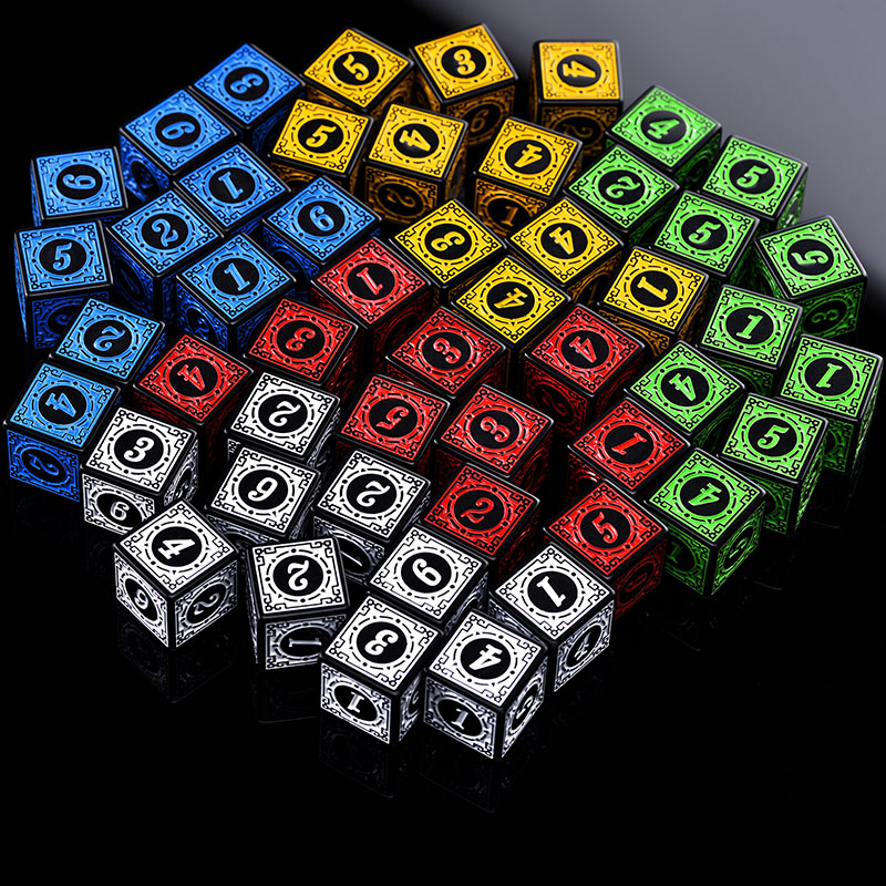 10PCS/Set Acrylic Dice Set D6  - Party Games Group incelemesi ve fiyatı