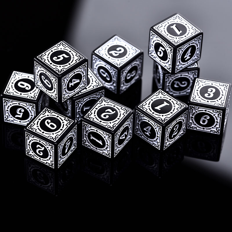 10PCS/Set Acrylic Dice Set D6  - Party Games Group incelemesi ve fiyatı