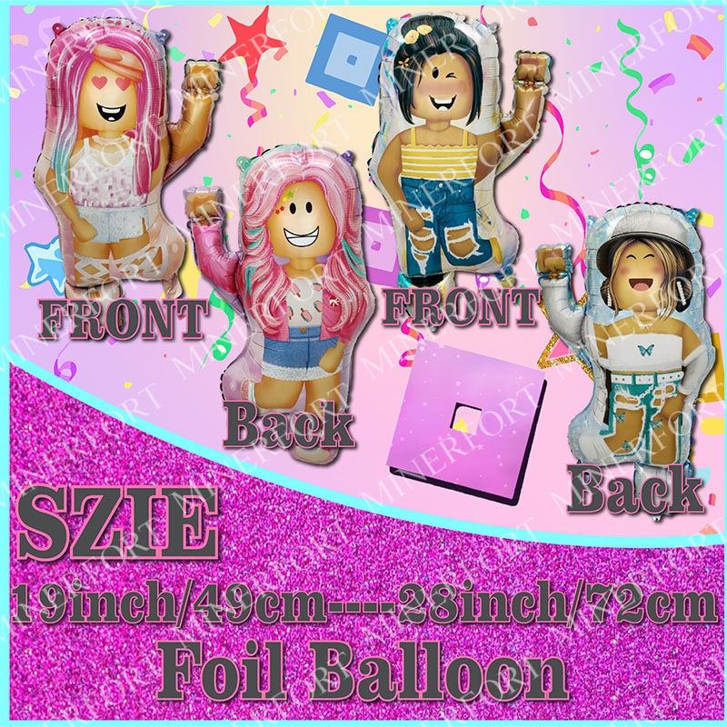 ROBLOXED Themed Foil Aluminum  - Party Games Easter For Family incelemesi ve fiyatı