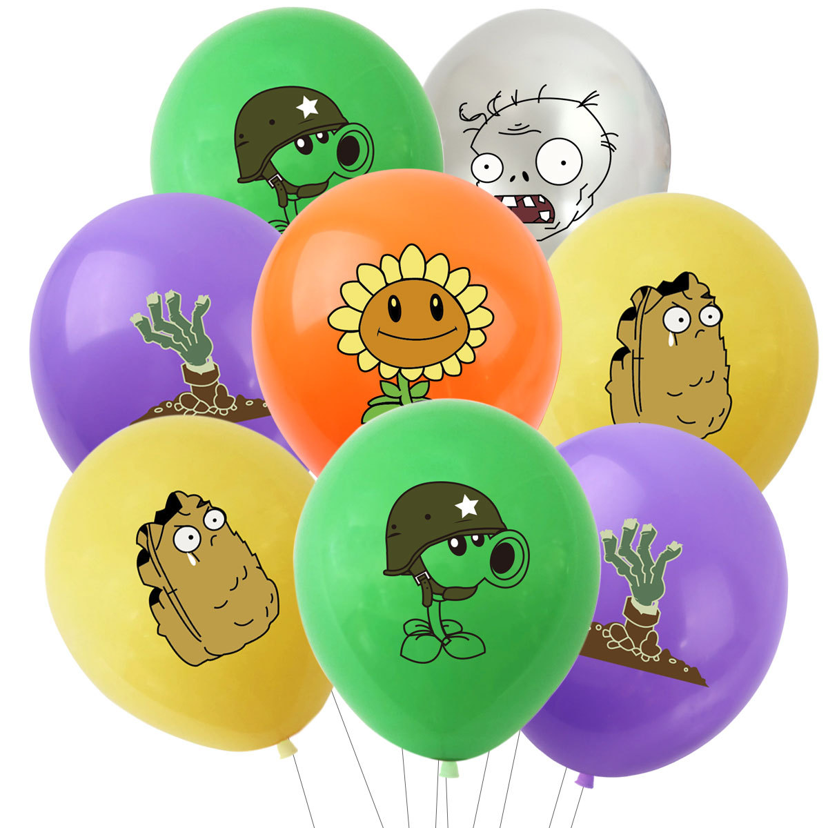 10Pcs 12inch Plants VS Zombies - Zombie Party Games incelemesi ve fiyatı