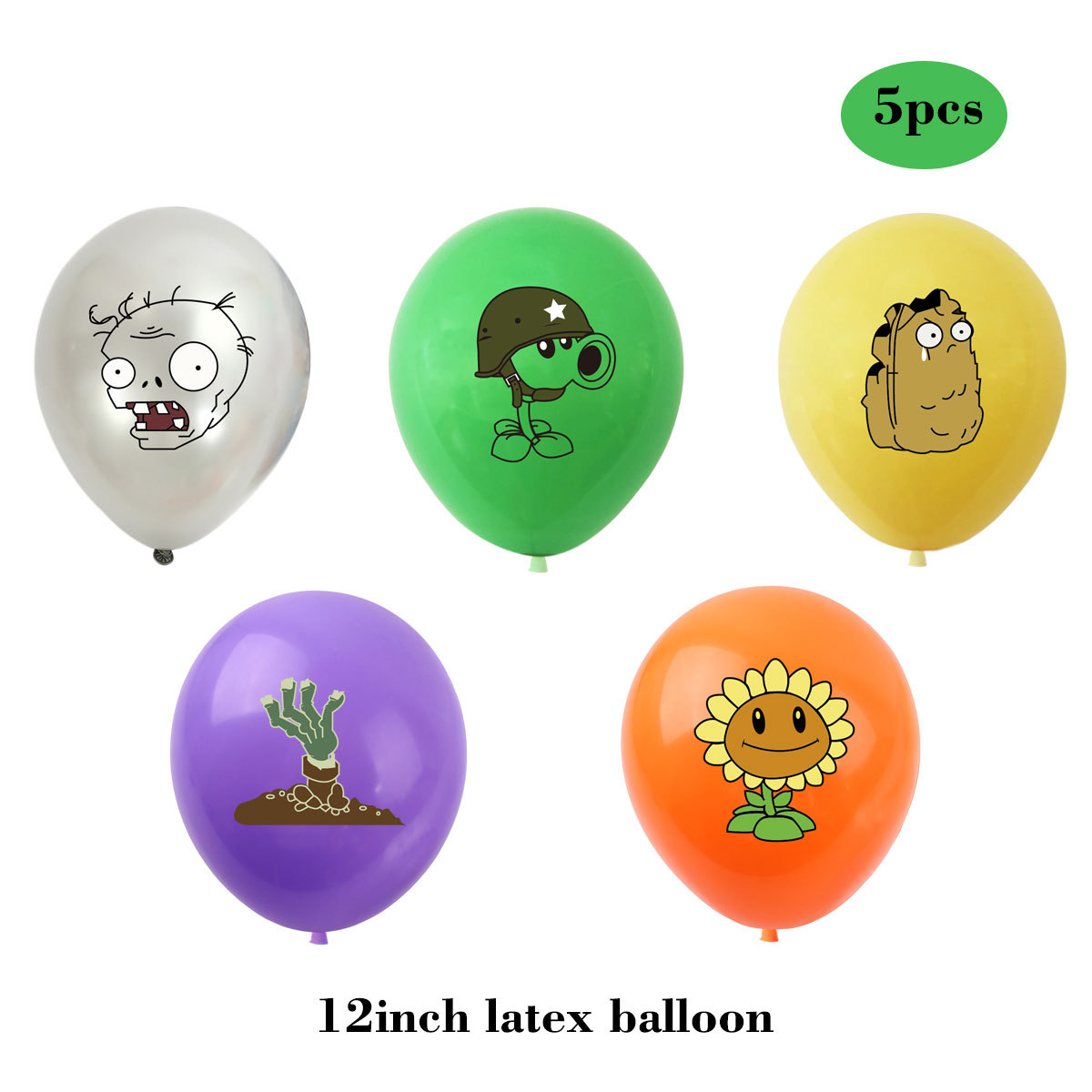 10Pcs 12inch Plants VS Zombies - Zombie Party Games incelemesi ve fiyatı