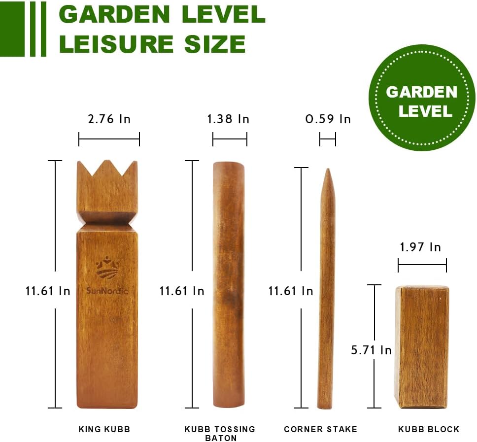Kubb Yard Game Set - Rubber Wo - Kubb Game Yard incelemesi ve fiyatı