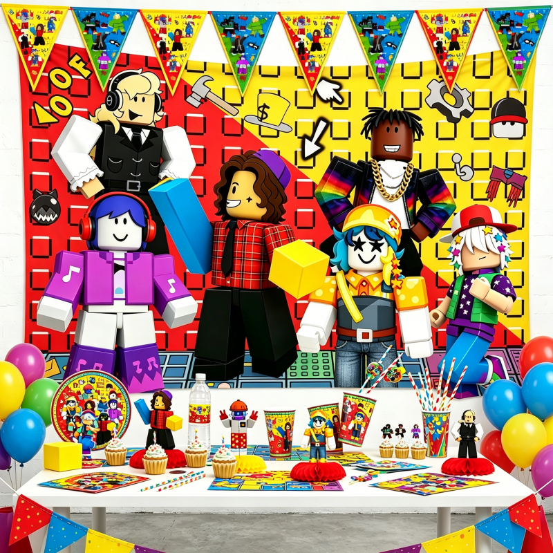 Roblox Game Theme Birthday Par - Party Games In Roblox incelemesi ve fiyatı