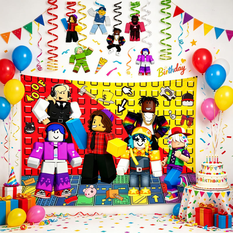 Roblox Game Theme Birthday Par - Party Games In Roblox incelemesi ve fiyatı