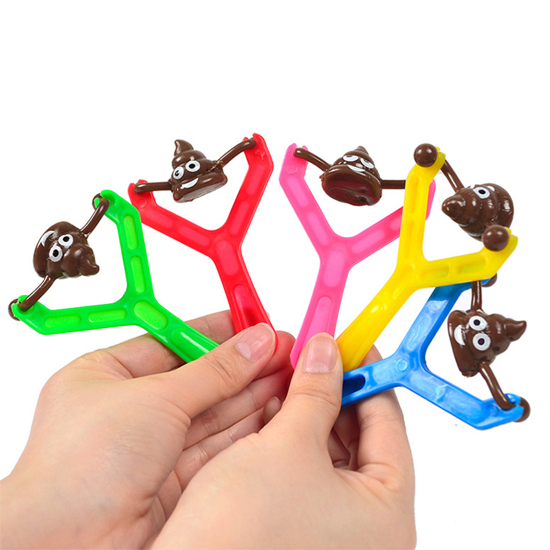 5Pcs/set Funny Poop Slingshot  - Party Games Group incelemesi ve fiyatı