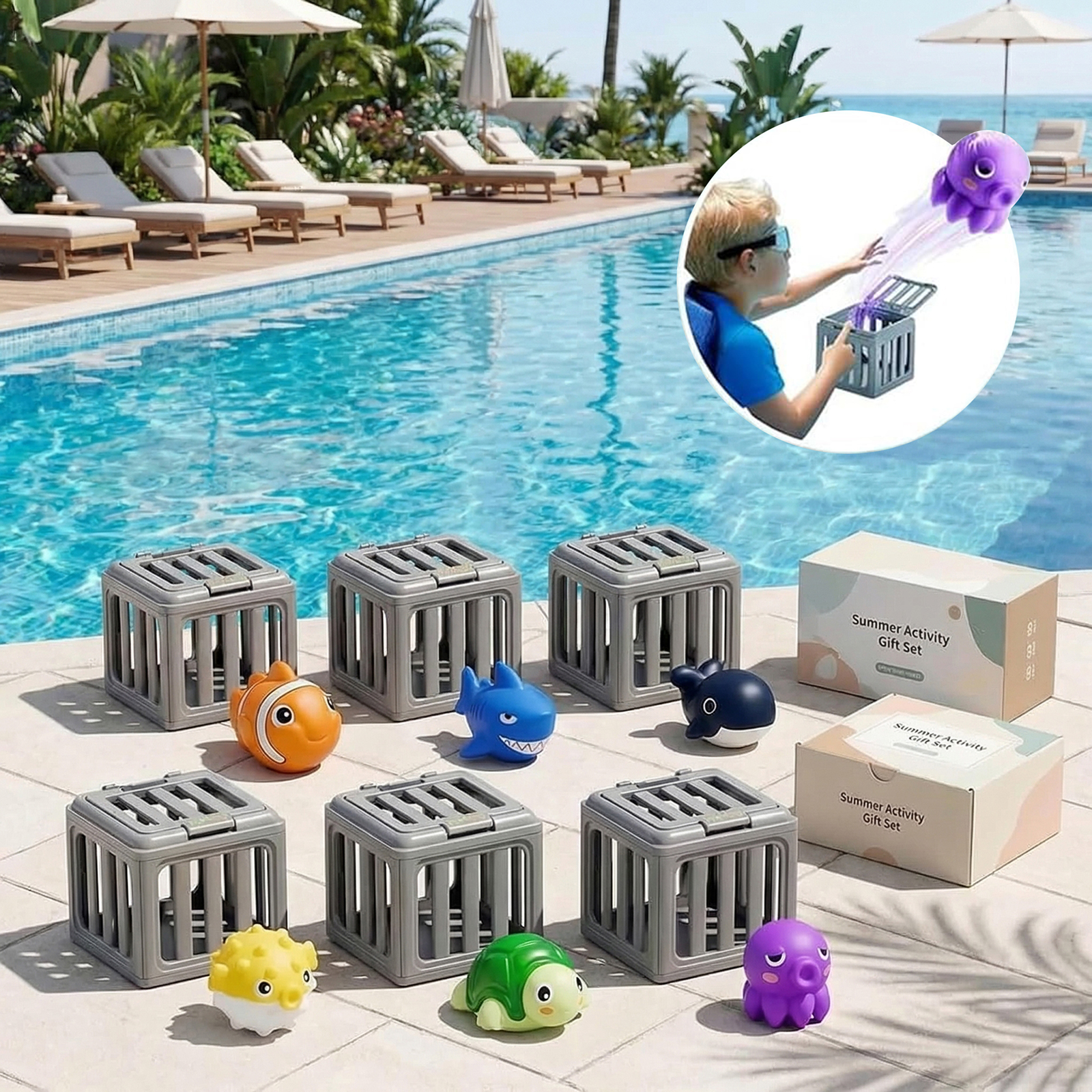 Kids Pool Diving Toys with Fis - Party Games Youth incelemesi ve fiyatı