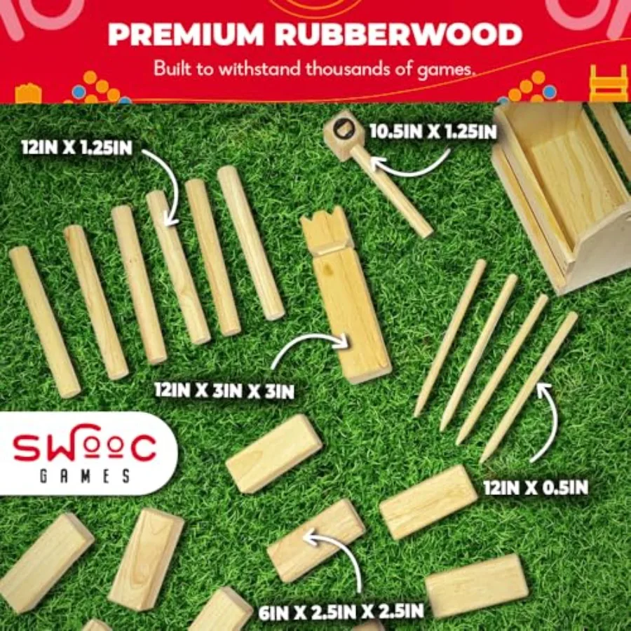 Backyard Kubb Game Set Premium - Kubb Game Yard incelemesi ve fiyatı