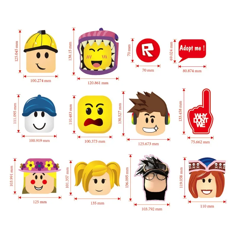 12pcs Roblox Game Themed Party - Party Games In Roblox incelemesi ve fiyatı