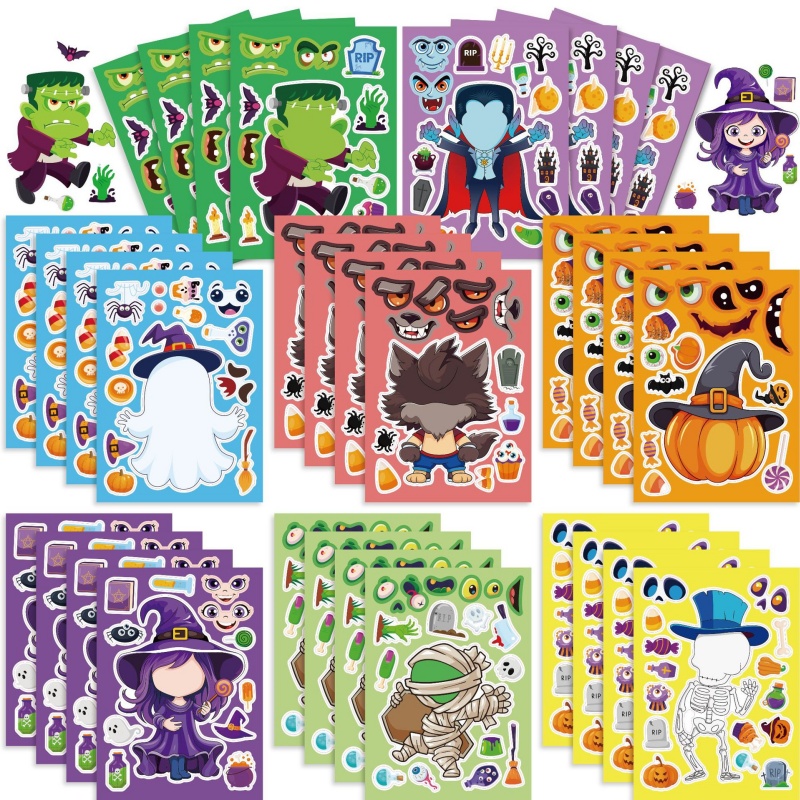 Halloween Party Games Stickers - Zombie Party Games incelemesi ve fiyatı