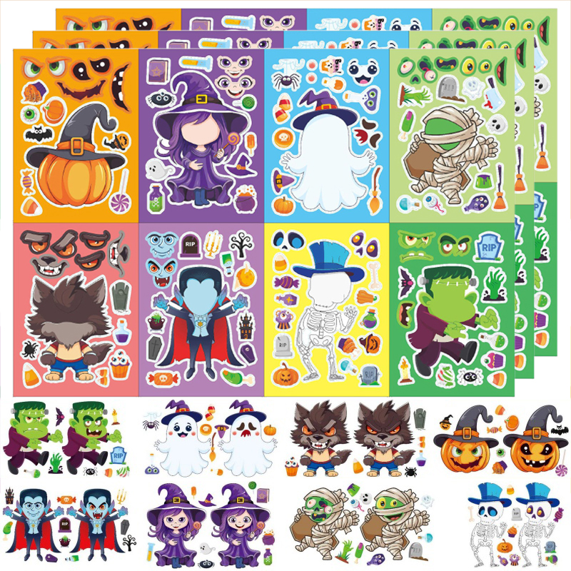 Halloween Party Games Stickers - Zombie Party Games incelemesi ve fiyatı