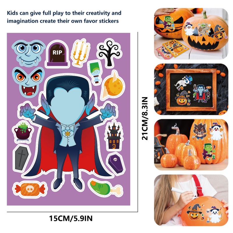 Halloween Party Games Stickers - Zombie Party Games incelemesi ve fiyatı