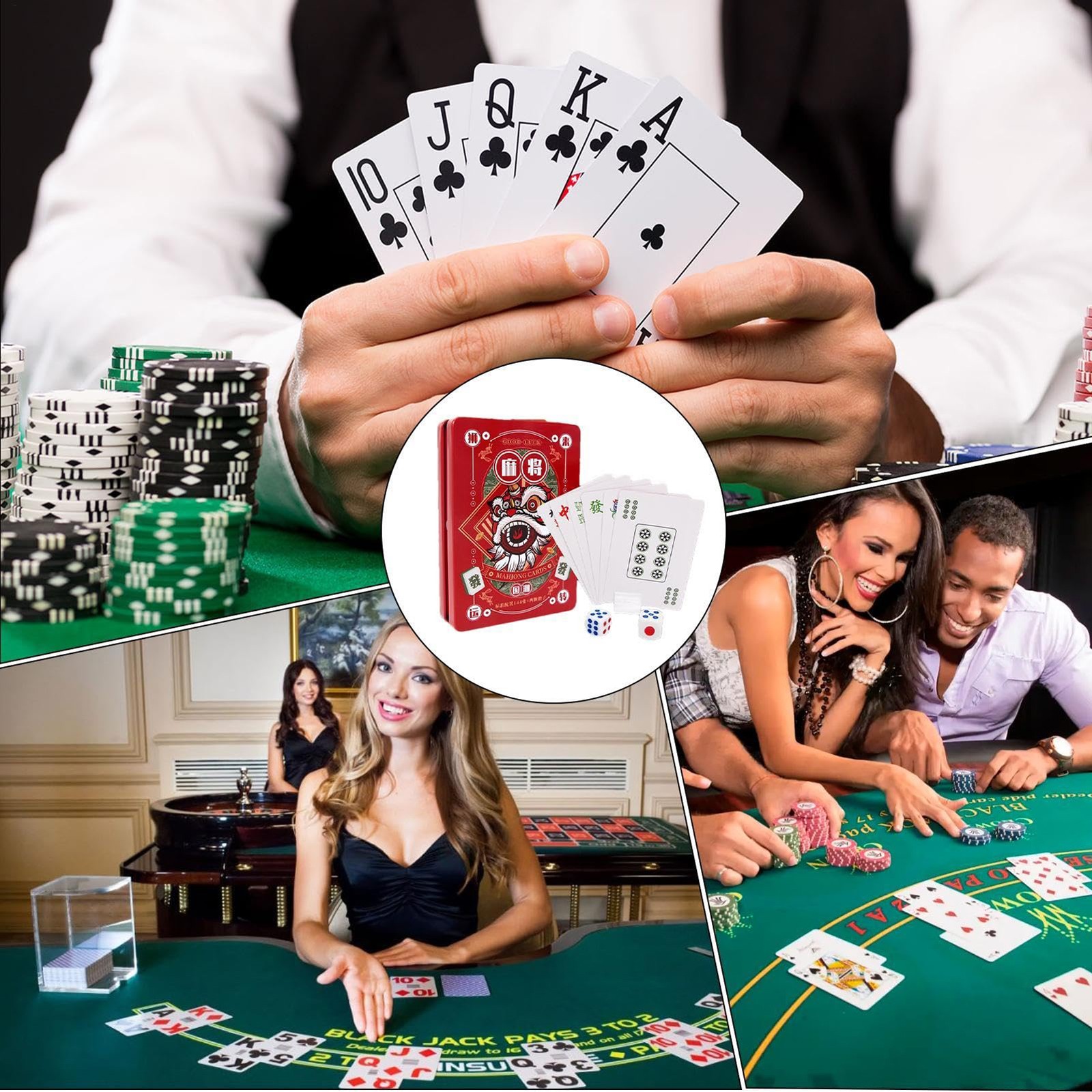 Mahjong Playing Card Large Pri - Party Games Easter For Family incelemesi ve fiyatı