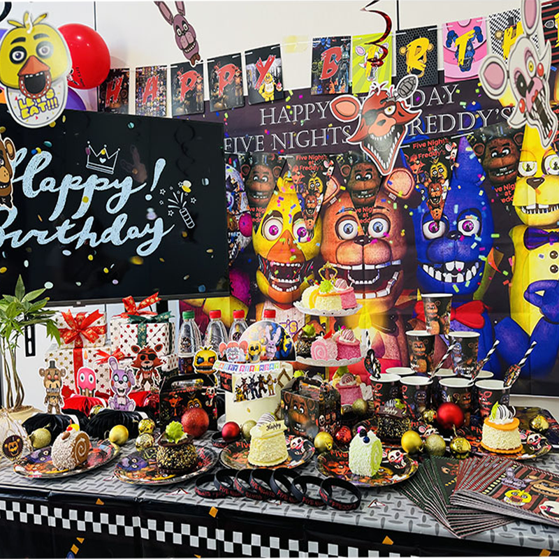 FNAF Themed Paper Plate Cups C - Party Games At Christmas incelemesi ve fiyatı