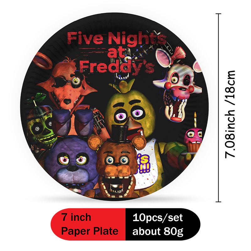 FNAF Themed Paper Plate Cups C - Party Games At Christmas incelemesi ve fiyatı