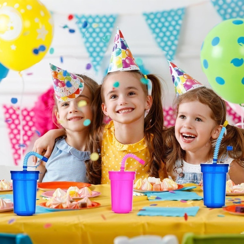 6-18PCS Portable Party Cup wit - Party Games Youth incelemesi ve fiyatı