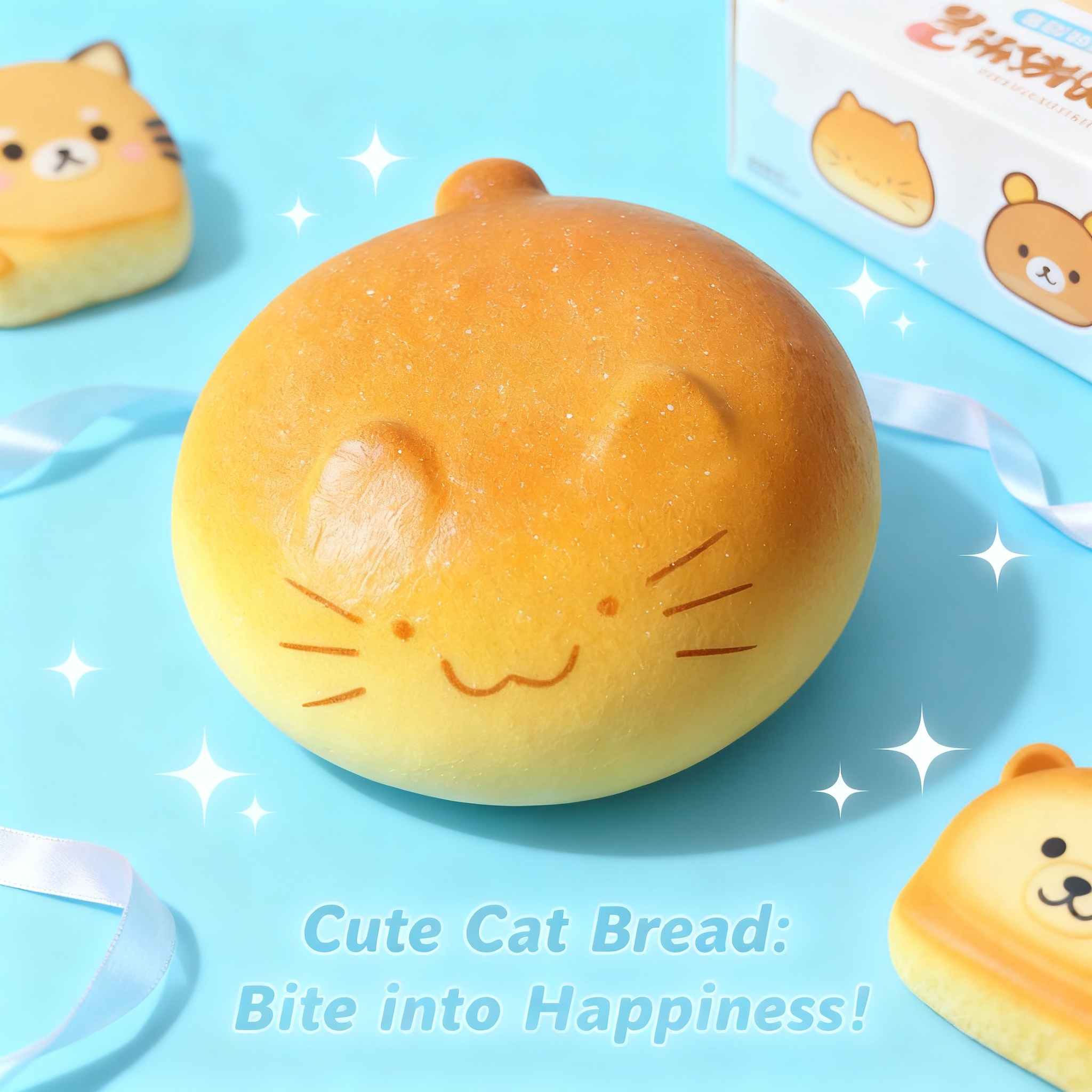 Big Cat Loaf Squeeze Toy Slow  - Party Games Ideas incelemesi ve fiyatı