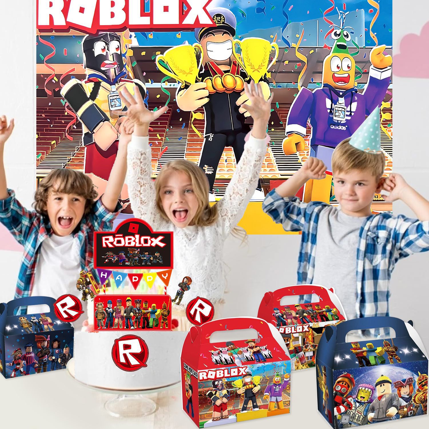 Roblox Birthday Bags Party Fav - Party Games In Roblox incelemesi ve fiyatı