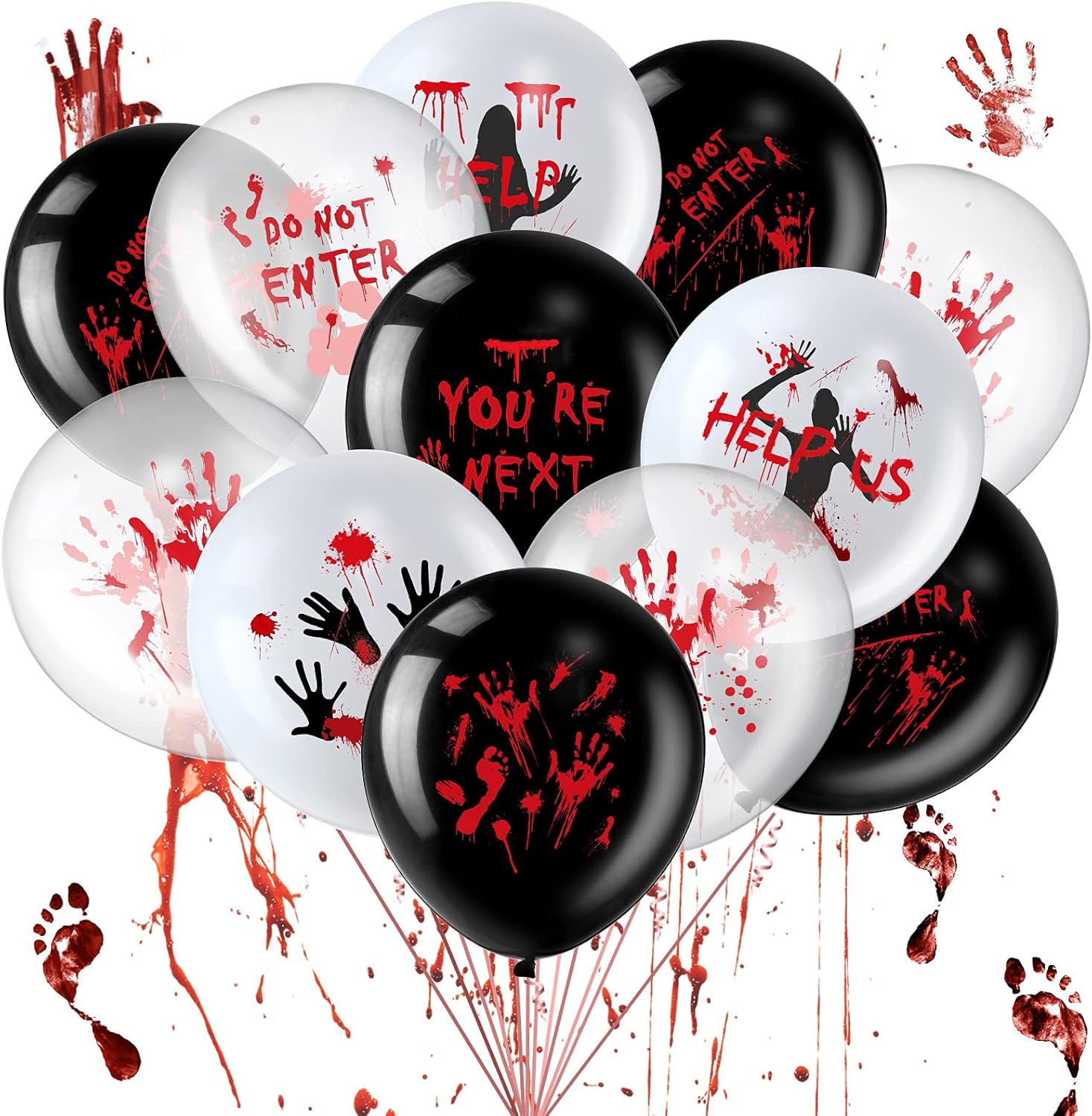 45 Pcs Scary Halloween Balloon - Zombie Party Games incelemesi ve fiyatı