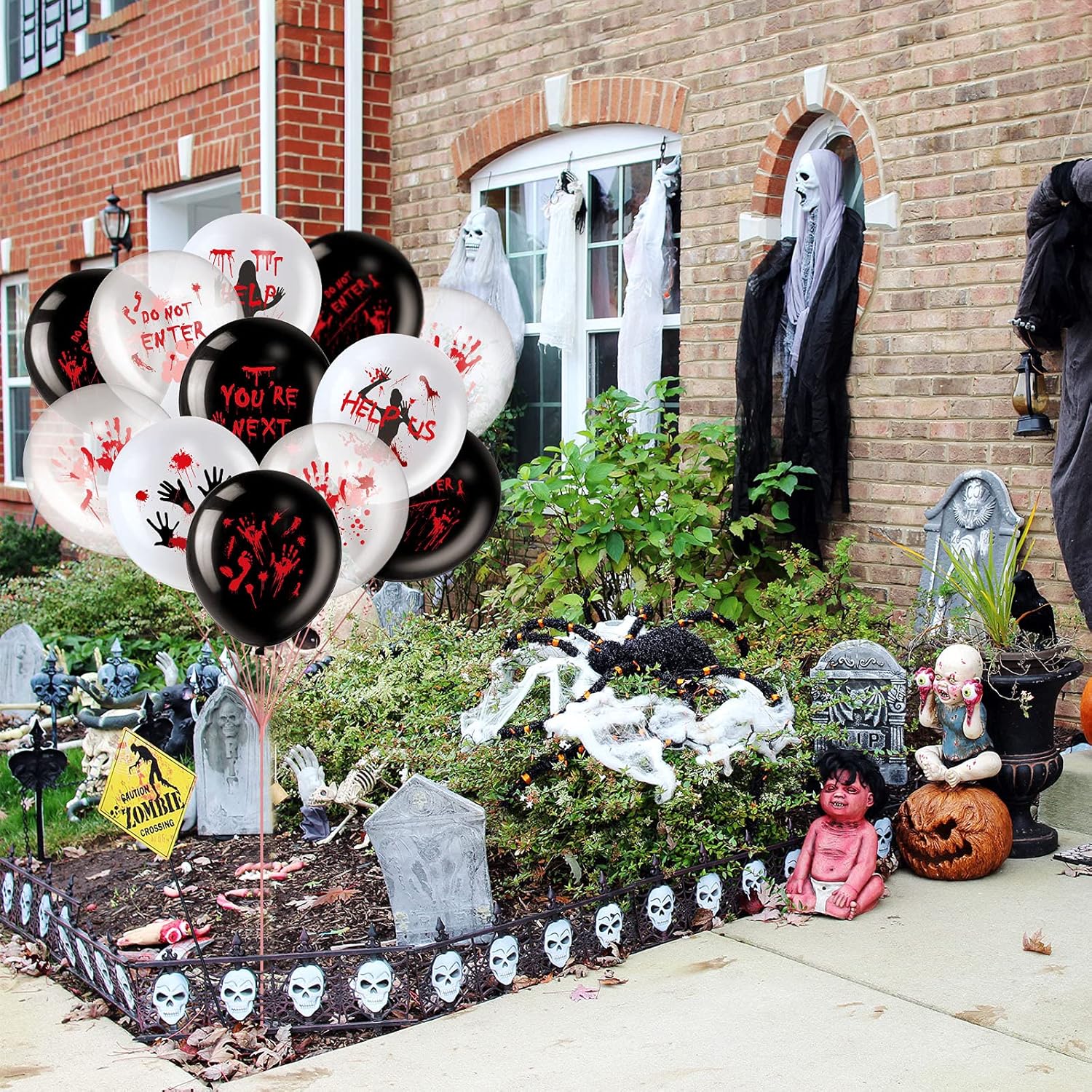 45 Pcs Scary Halloween Balloon - Zombie Party Games incelemesi ve fiyatı