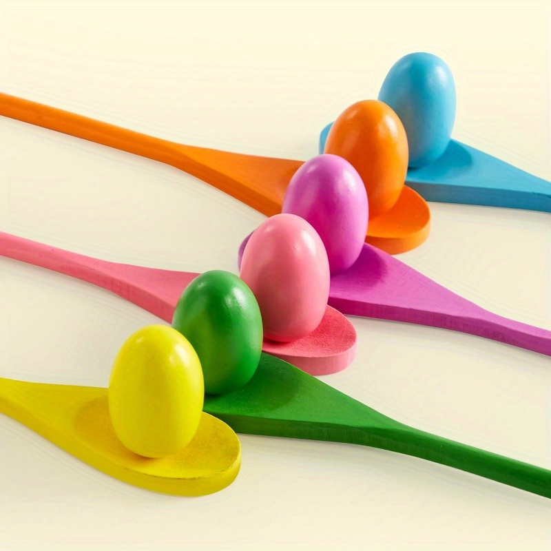 24 PCS Easter Egg and Spoon Ra - Party Games Easter For Family incelemesi ve fiyatı