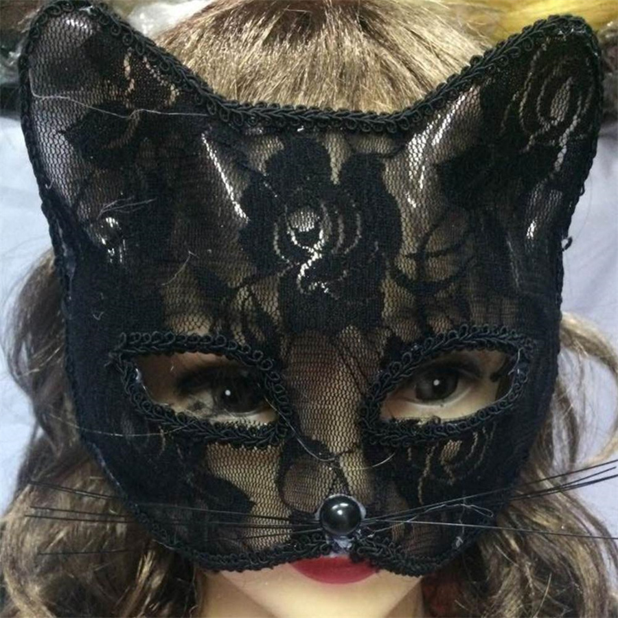 Sexy Lace Fox Cat Face Eye Cov - Party Games At Christmas incelemesi ve fiyatı