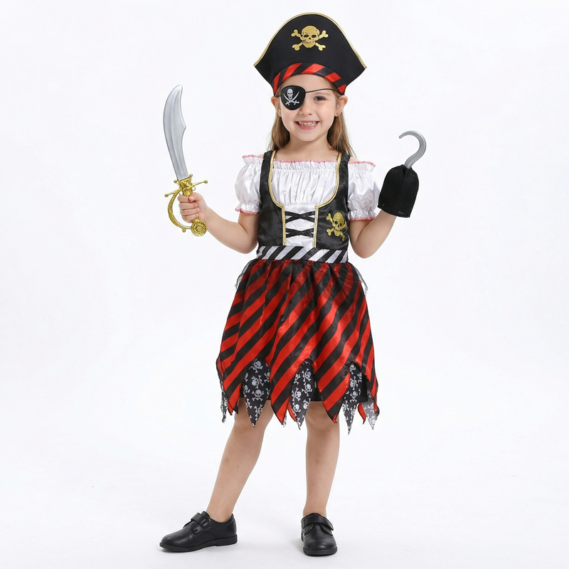 Girls Pirate Costume Set Carib - Party Games Ideas incelemesi ve fiyatı