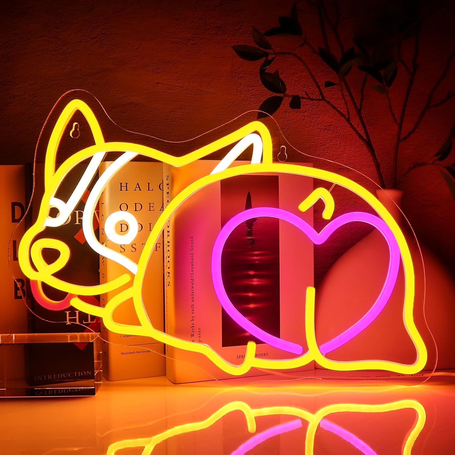 Corgie Dog Neon Sign USB Power - Zoo Party Games incelemesi ve fiyatı